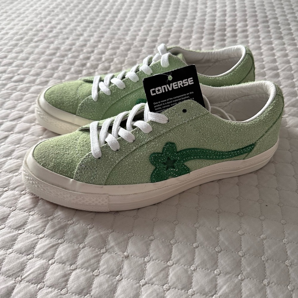 Tyler the Creator Golf Le Fleur Jade Lime Converse One Star Ox Deadstock New